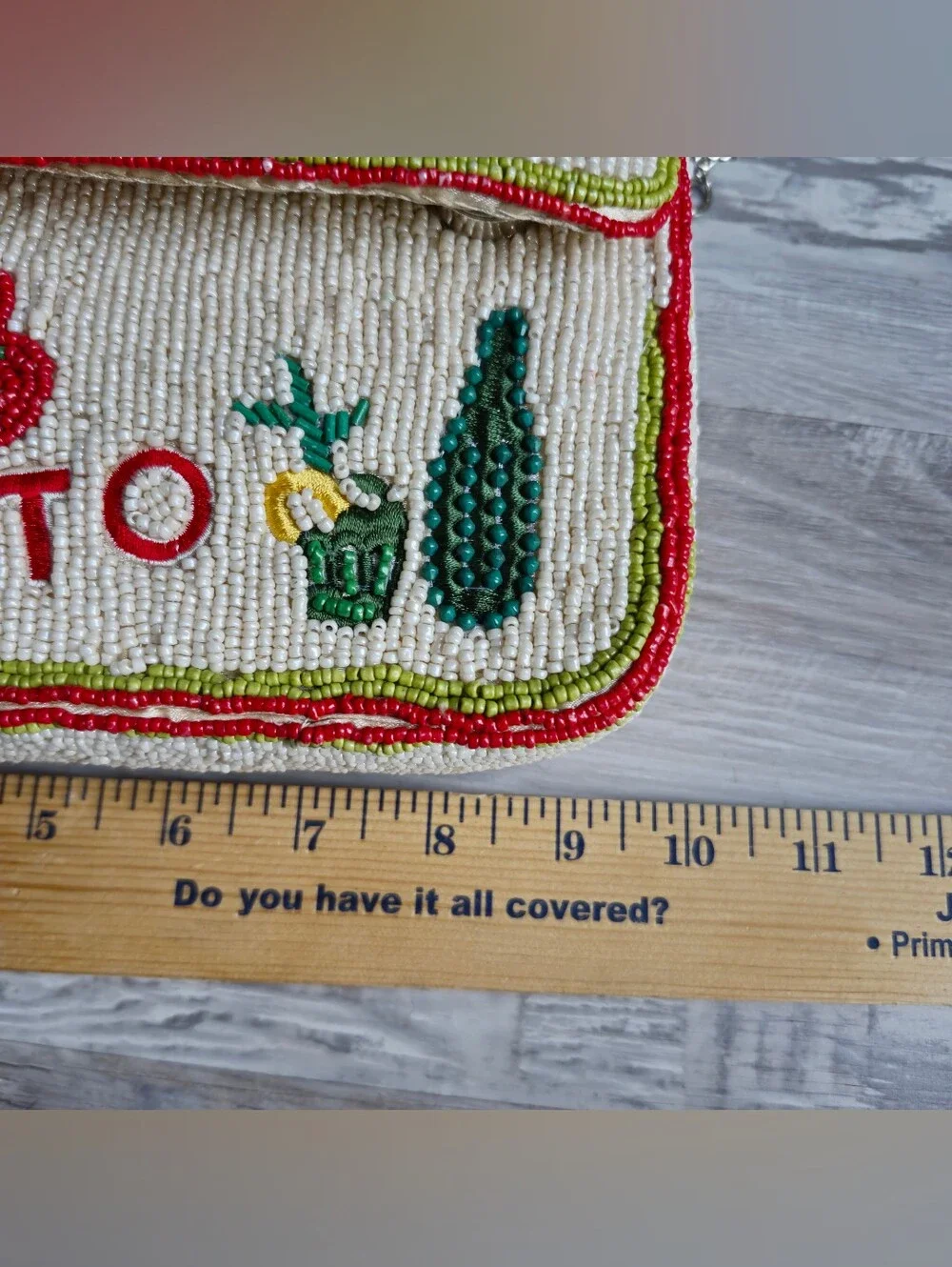 NWT Hand Beaded Tomato Heirloom Shoulder Bag Italy Amalfi Tomato Girl Purse